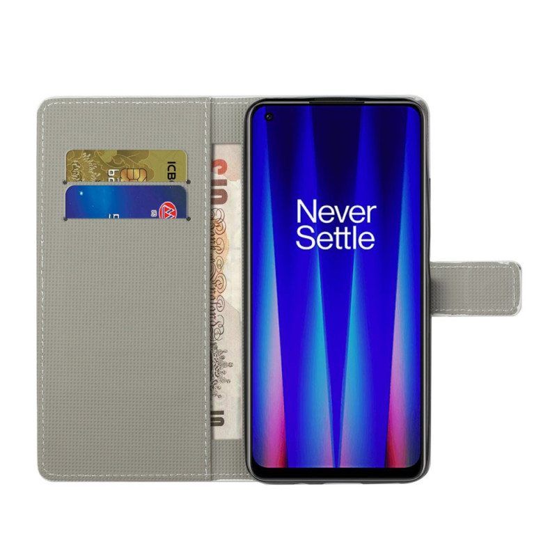 Flip Case OnePlus Nord CE 2 5G Nukkuva Lintu