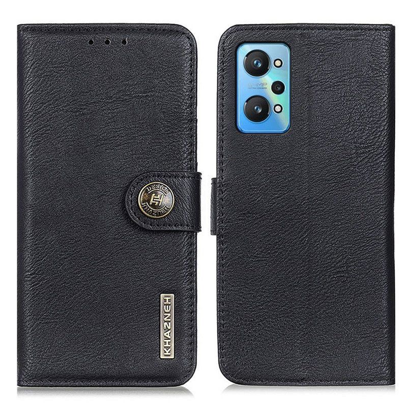 Flip Case Realme GT Neo 3T / Neo 2 Keinonahka Khazneh