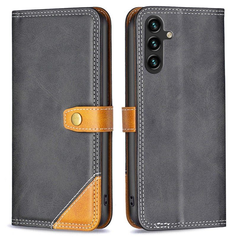 Flip Case Samsung Galaxy A14 / A14 5G Vintage Binfen Väri