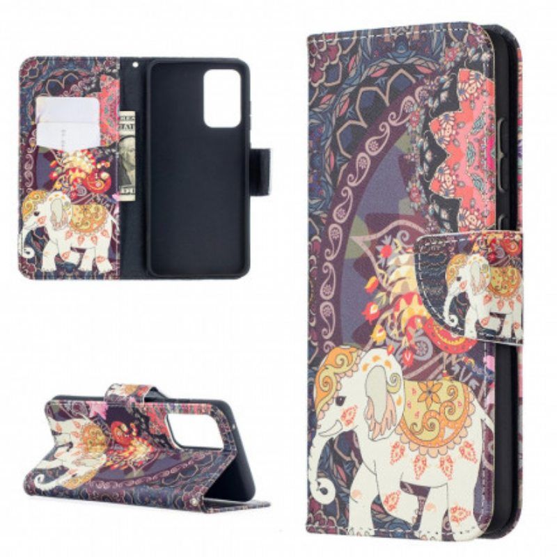 Flip Case Samsung Galaxy A52 4G / A52 5G / A52s 5G Etnisten Norsujen Mandala