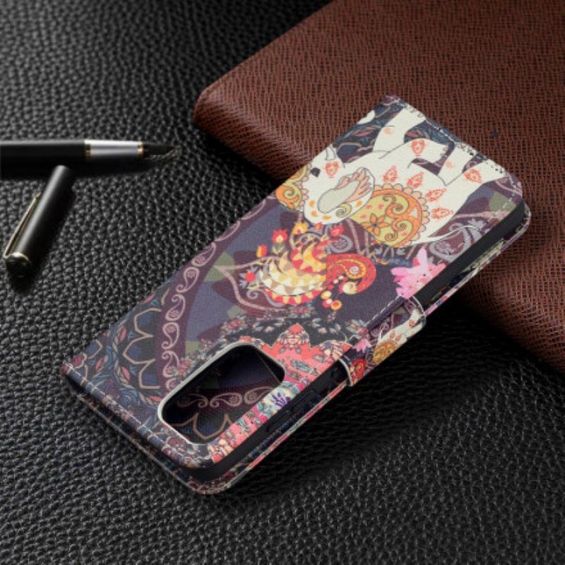 Flip Case Samsung Galaxy A52 4G / A52 5G / A52s 5G Etnisten Norsujen Mandala