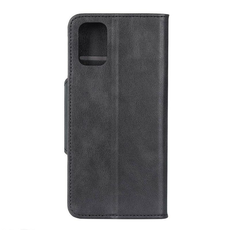 Flip Case Samsung Galaxy A52 4G / A52 5G / A52s 5G Keinonahkainen Vintage-painike