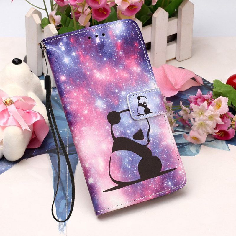 Flip Case Samsung Galaxy A53 5G Panda Galaxy