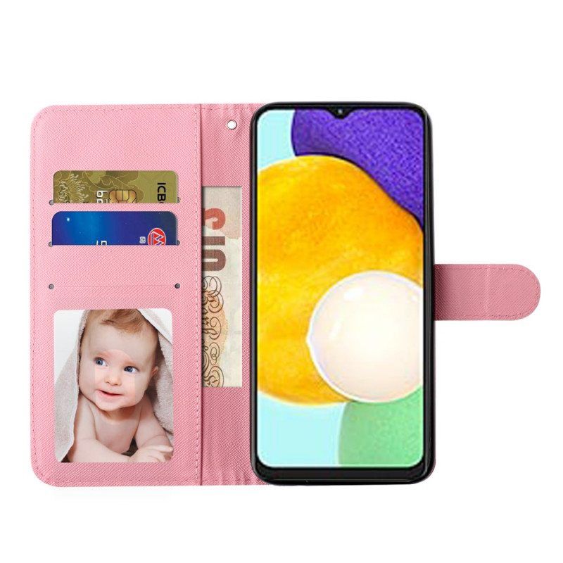 Flip Case Samsung Galaxy A53 5G Suojaketju Kuori Nallekarhuja