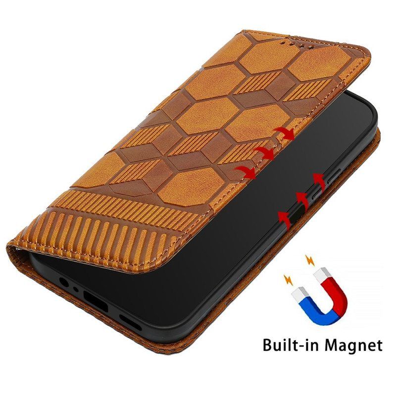 Flip Case Samsung Galaxy A54 5G Jalkapallon Kuvio