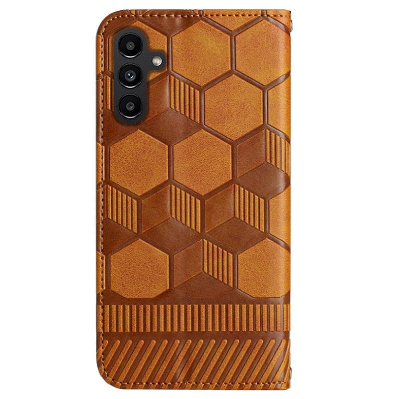 Flip Case Samsung Galaxy A54 5G Jalkapallon Kuvio