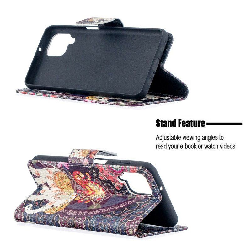 Flip Case Samsung Galaxy M12 / A12 Intian Norsu