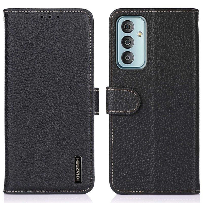 Flip Case Samsung Galaxy M13 Khazneh Litsi Nahka