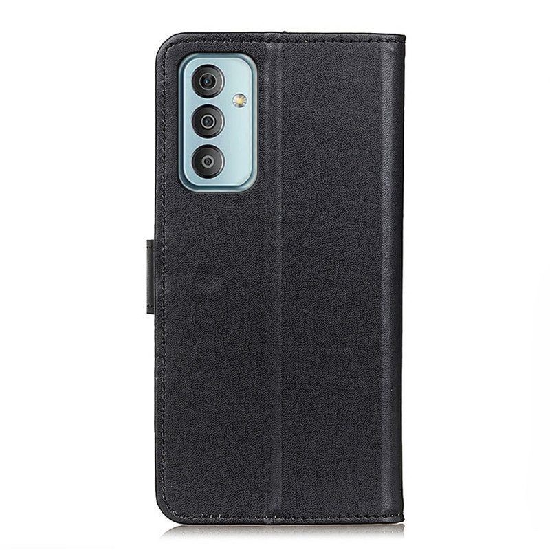 Flip Case Samsung Galaxy M13 Tavallista Keinonahkaa