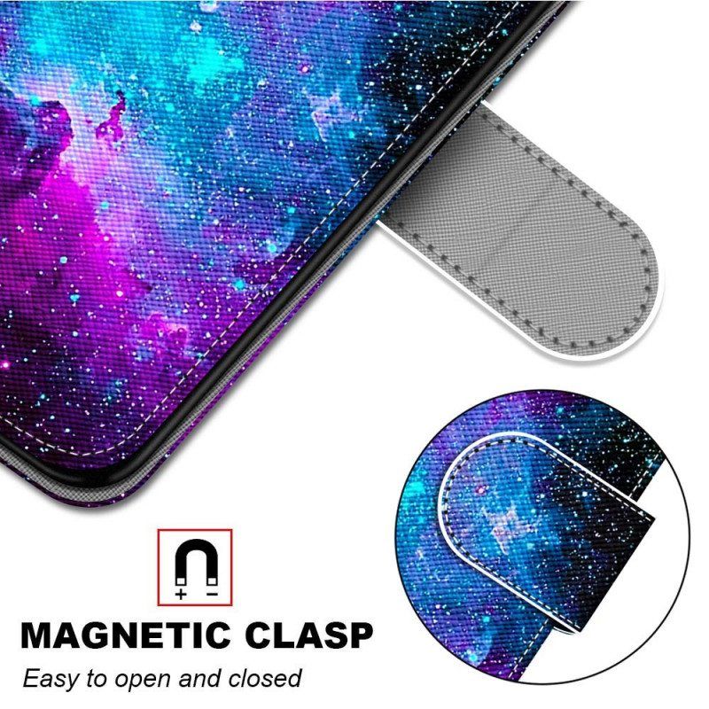 Flip Case Samsung Galaxy M23 5G Kosminen Taivas