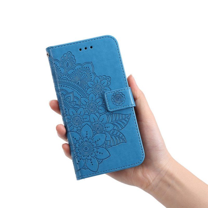 Flip Case Samsung Galaxy M52 5G Mandala Kukat