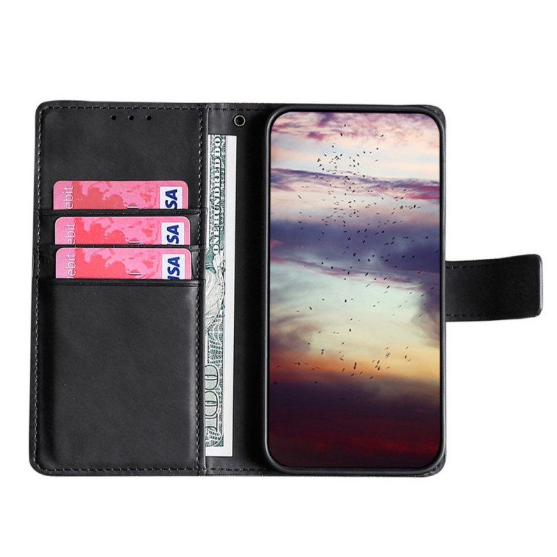 Flip Case Samsung Galaxy S22 Plus 5G Krokotiilin Ihovaikutus