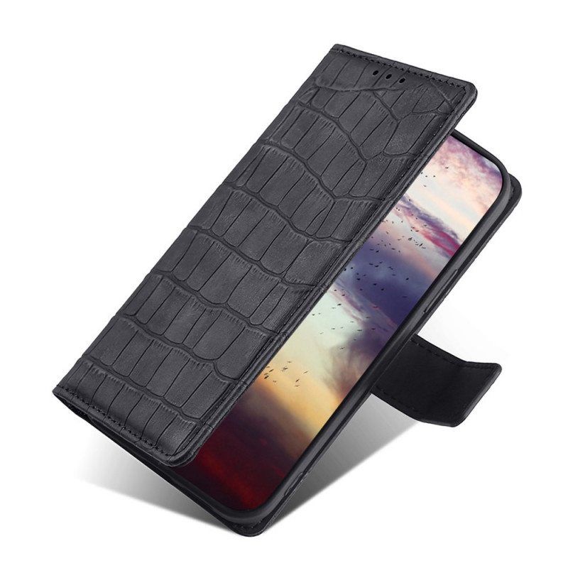 Flip Case Samsung Galaxy S22 Plus 5G Krokotiilin Ihovaikutus