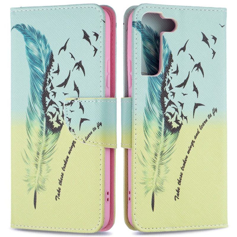 Flip Case Samsung Galaxy S22 Plus 5G Oppia Lentämään