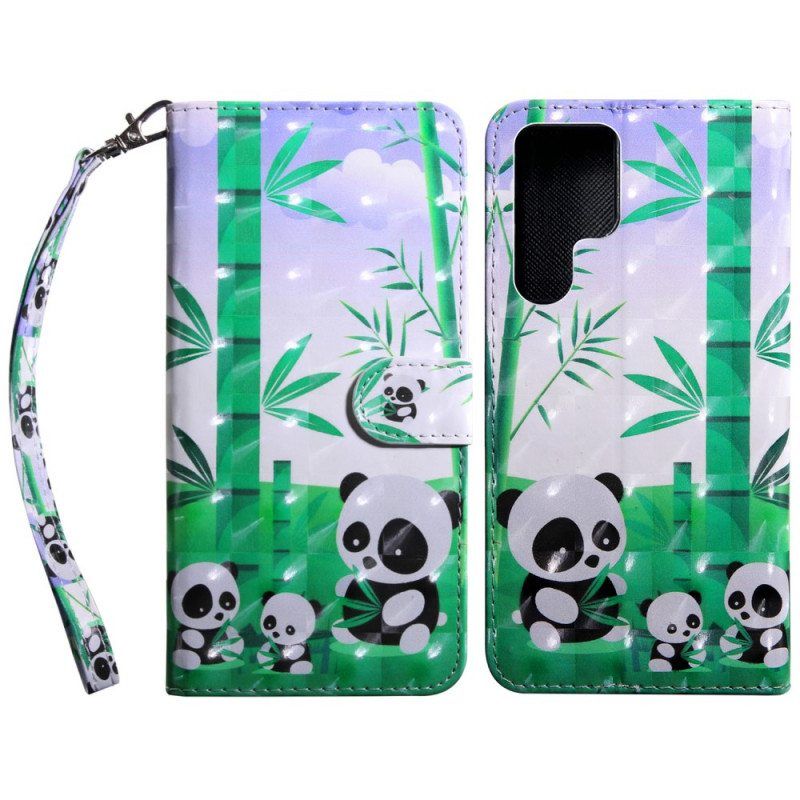 Flip Case Samsung Galaxy S22 Ultra 5G Pandan Perhe