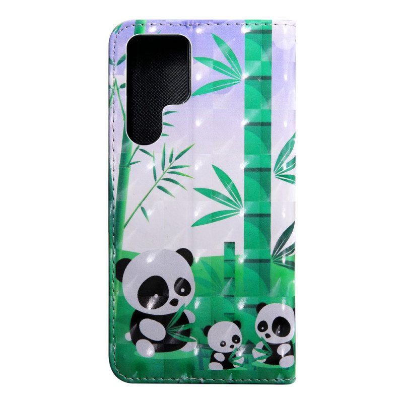 Flip Case Samsung Galaxy S22 Ultra 5G Pandan Perhe