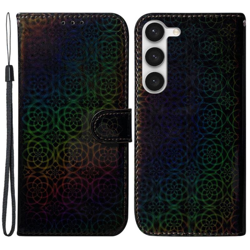 Flip Case Samsung Galaxy S23 5G Disco-tyylinen