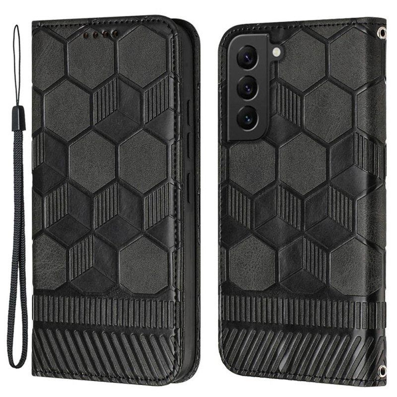 Flip Case Samsung Galaxy S23 5G Jalkapallon Kuvio