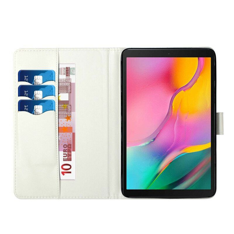 Flip Case Samsung Galaxy Tab S8 Plus / Tab S7 Plus Vihreä Aalto