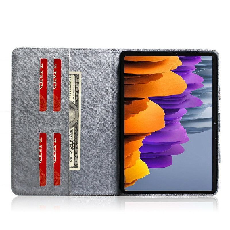 Flip Case Samsung Galaxy Tab S8 / Tab S7 Susi Kahvalla