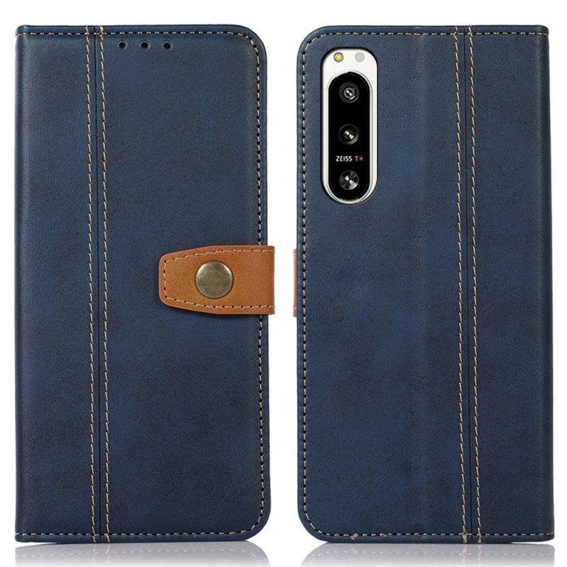 Flip Case Sony Xperia 5 IV Hihnalla