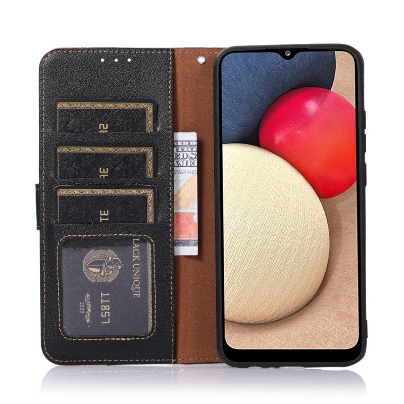 Flip Case Xiaomi 12 Pro Litsi Style Rfid Khazneh