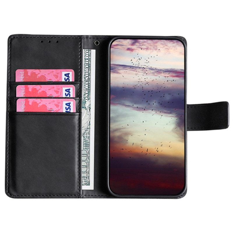 Flip Case Xiaomi 12T / 12T Pro Ihokosketuskrokotiili