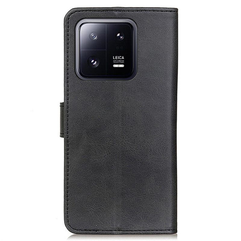 Flip Case Xiaomi 13 Matta Keinonahka