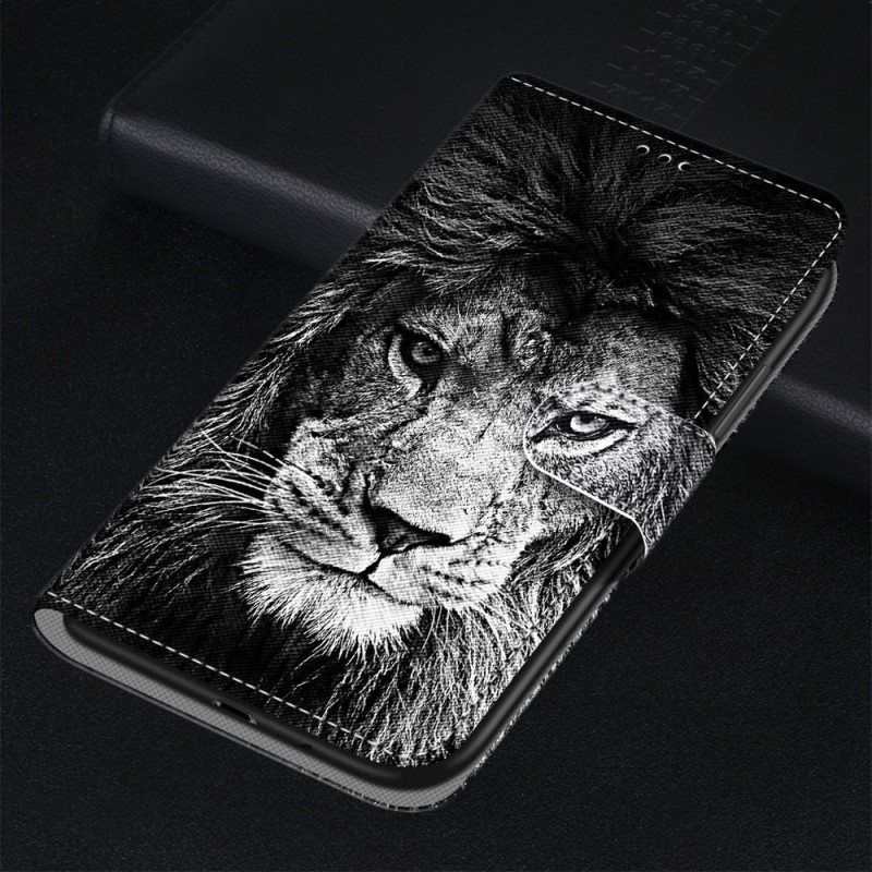 Flip Case Xiaomi 13 Pro Suojaketju Kuori Lanyard Lion