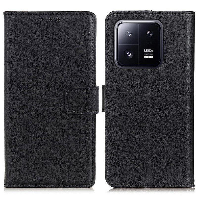 Flip Case Xiaomi 13 Pro Tavallista Keinonahkaa