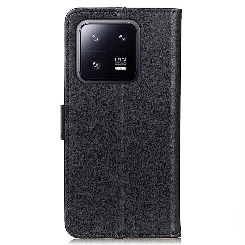 Flip Case Xiaomi 13 Pro Tavallista Keinonahkaa