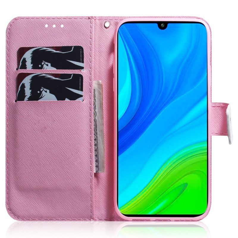 Flip Case Xiaomi 13 Suojaketju Kuori Olkainen Ruusunkukka