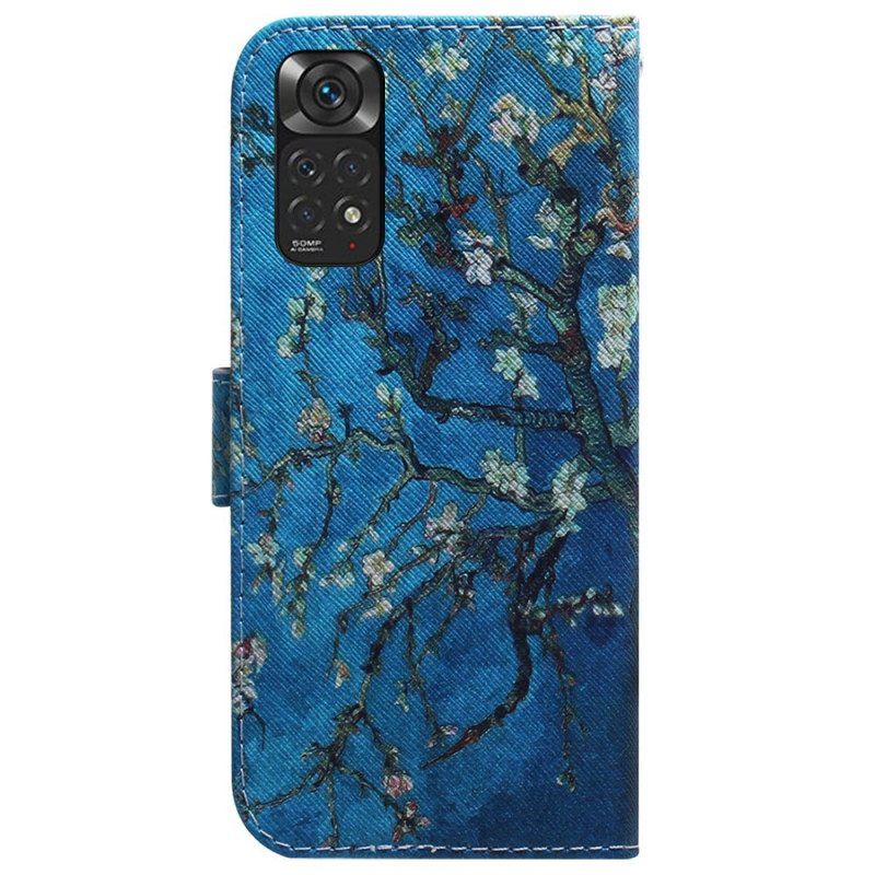 Flip Case Xiaomi Redmi Note 11 / 11S Kukkiva Puun Oksa