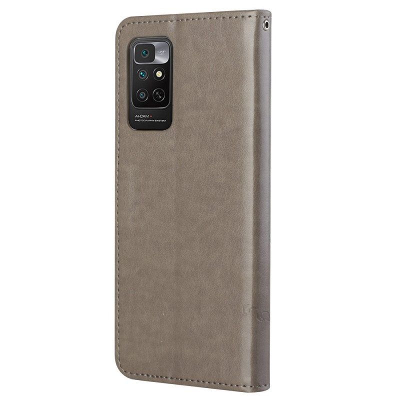 Flip Case Xiaomi Redmi Note 11 / 11S Suojaketju Kuori Strap Kukat