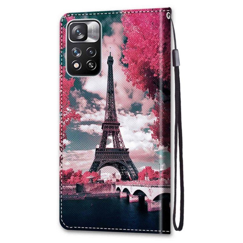 Flip Case Xiaomi Redmi Note 11 Pro Plus 5G Eiffel Torni