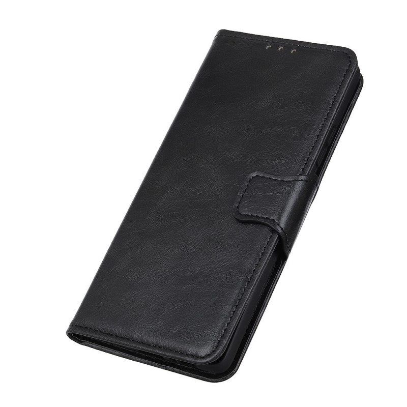 Flip Case Xiaomi Redmi Note 11 Pro Plus 5G Halkaistu Nahkainen Käännettävä Lukko