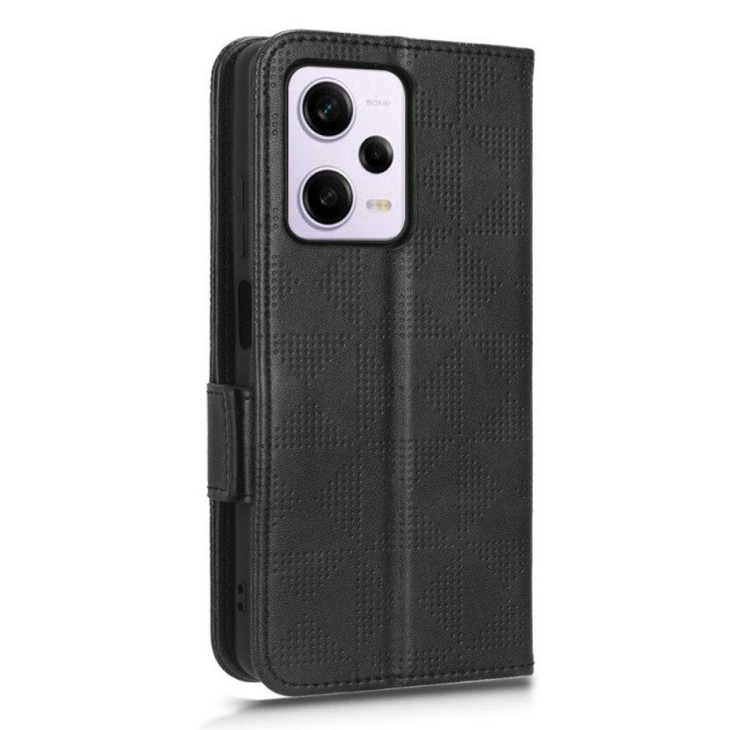 Flip Case Xiaomi Redmi Note 12 Pro Plus Kolmiot Kaulanauhalla