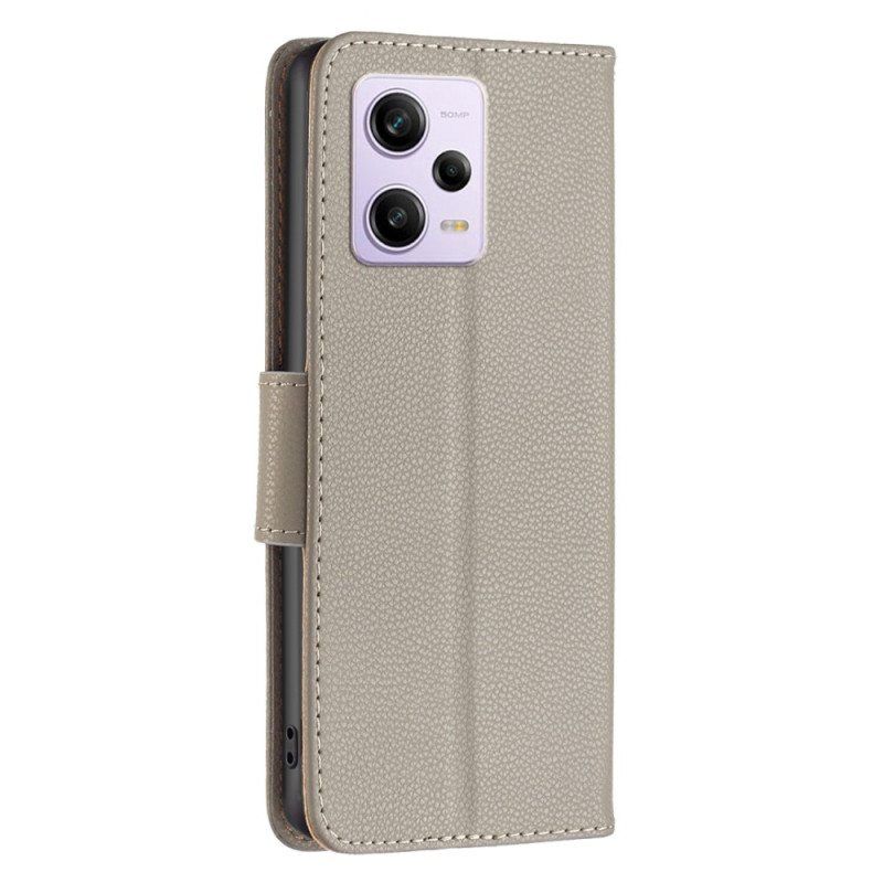 Flip Case Xiaomi Redmi Note 12 Pro Suojaketju Kuori Vino Hihnalukko