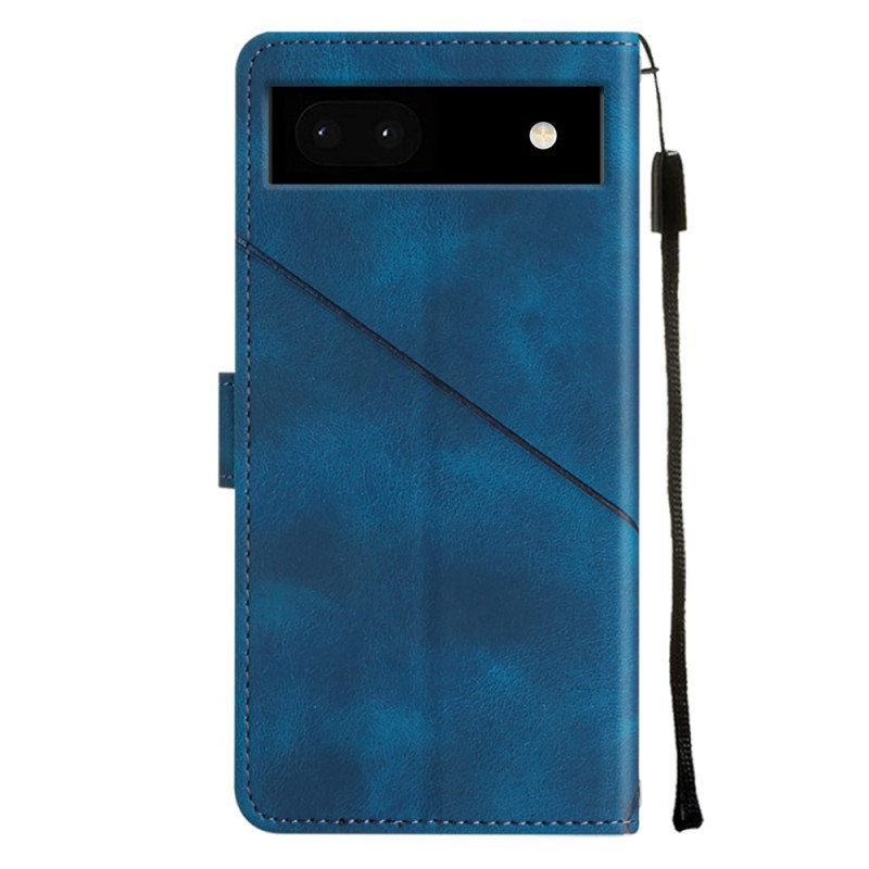 Kotelot Google Pixel 7A Suojaketju Kuori Strappy 70-luvun Tyyli