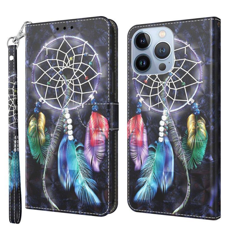 Kotelot iPhone 14 Pro Suojaketju Kuori Hihna Dream Catcher