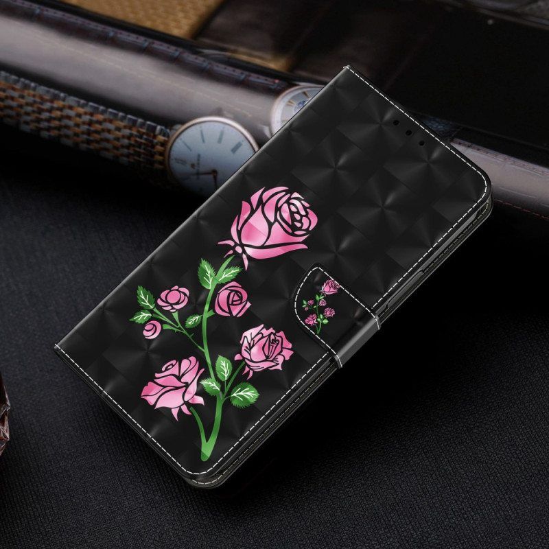 Kotelot iPhone 14 Suojaketju Kuori Strap Roses