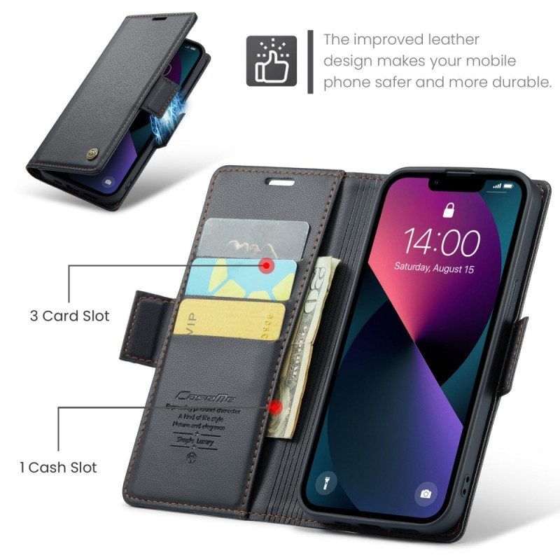 Kotelot iPhone 15 Plus Caseme-nahkatyyli