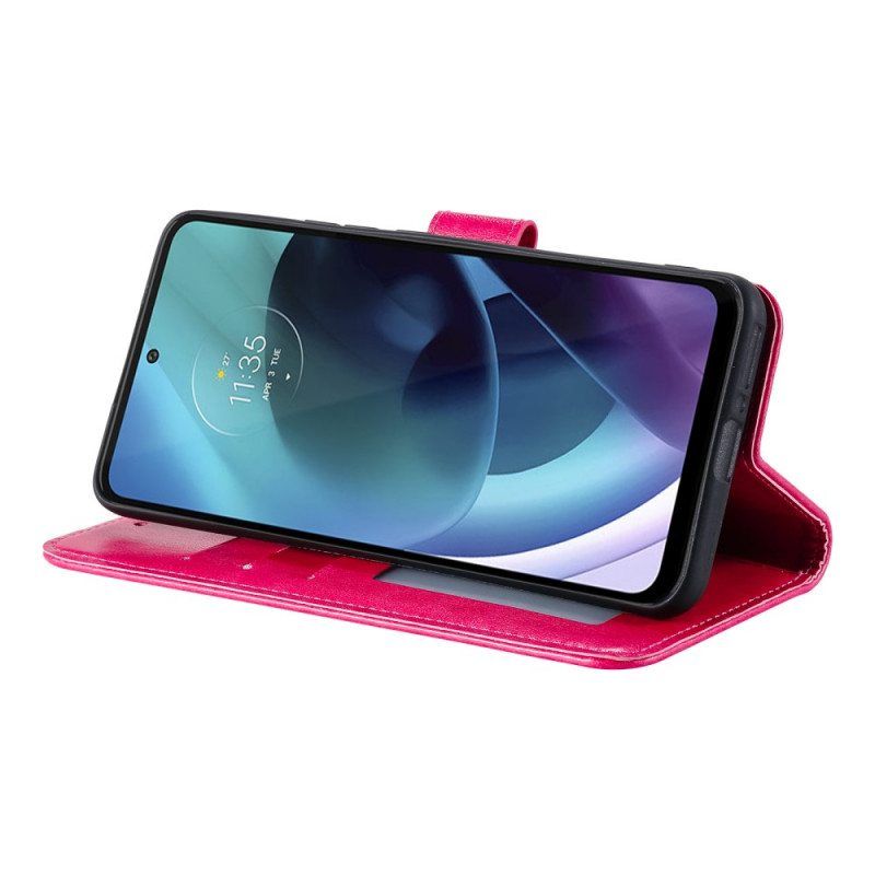 Kotelot Moto G71 5G Auringon Mandala