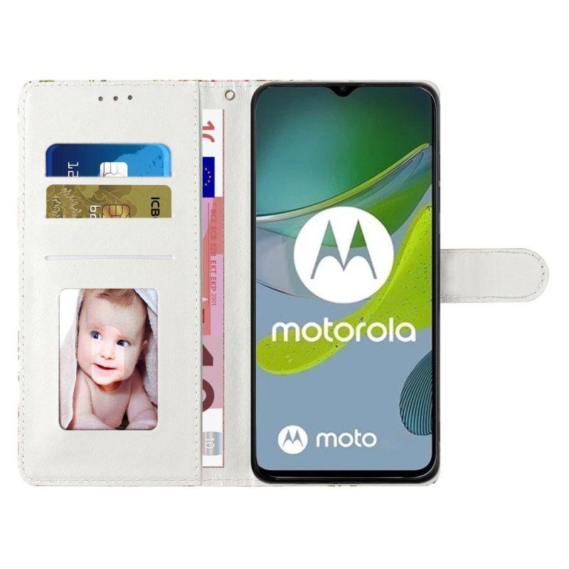 Kotelot Moto G73 5G Suojaketju Kuori Marmorinauhan Variaatio