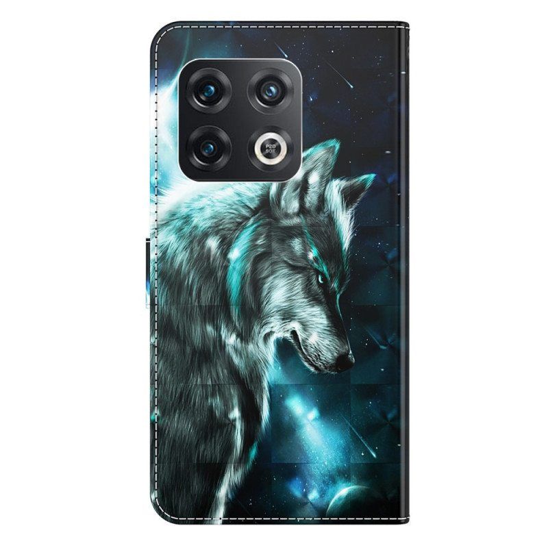 Kotelot OnePlus 10 Pro 5G Suojaketju Kuori Lanyard Wolf