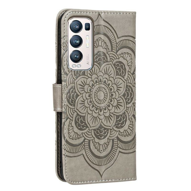 Kotelot Oppo Find X3 Neo Suojaketju Kuori Full Strap Mandala