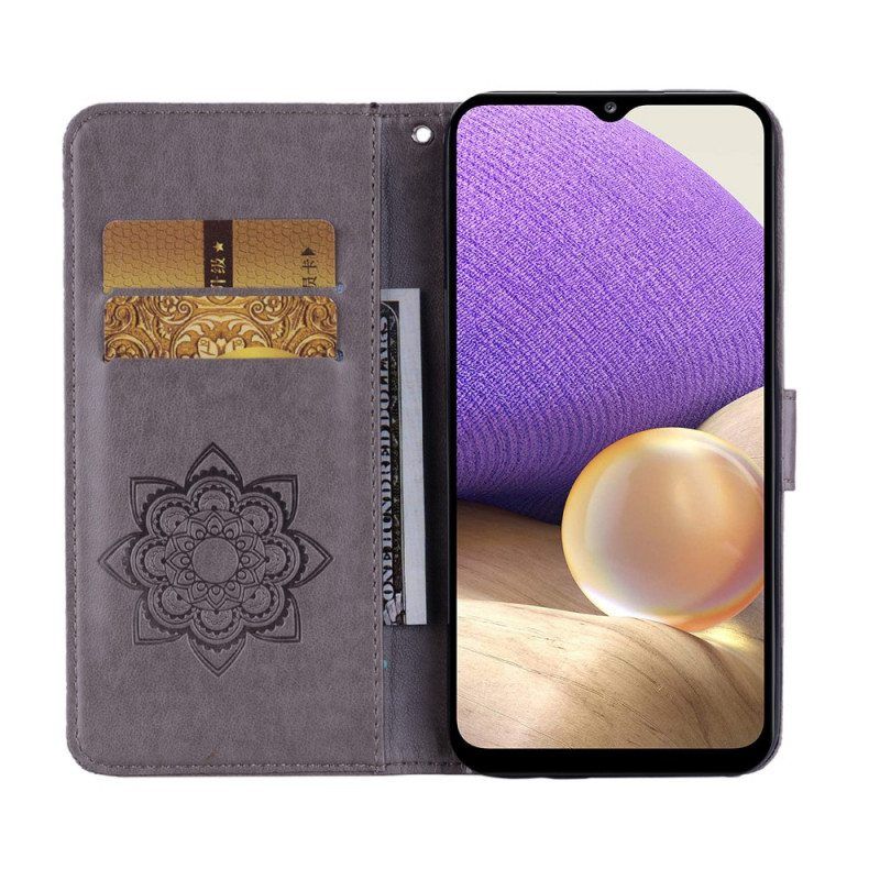 Kotelot Samsung Galaxy A13 5G / A04s Pöllö Mandala Ja Charm