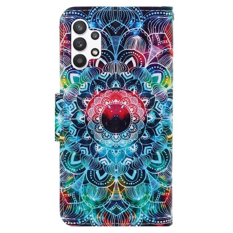 Kotelot Samsung Galaxy A13 Suojaketju Kuori Näyttävä Strappy Mandala