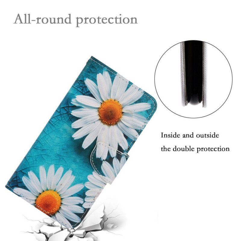 Kotelot Samsung Galaxy A13 Suojaketju Kuori Thong Daisies