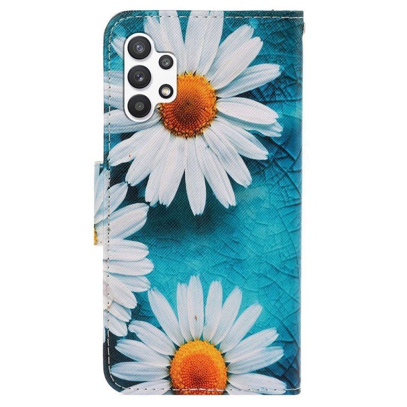 Kotelot Samsung Galaxy A13 Suojaketju Kuori Thong Daisies